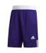 Short De Basket Motif/style Logo Homme Violet Blanc Adidas-1