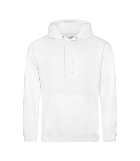 Sweat À Capuche College Adulte Blanc Awdis