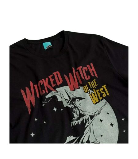 T-shirt Wicked Witch Of The West Adulte Noir Charbon The Wizard Of Oz