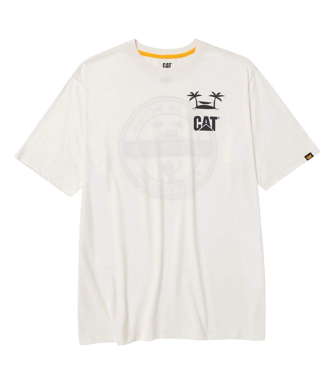 T-shirt Motif/style Logo Homme Vanille Caterpillar-1