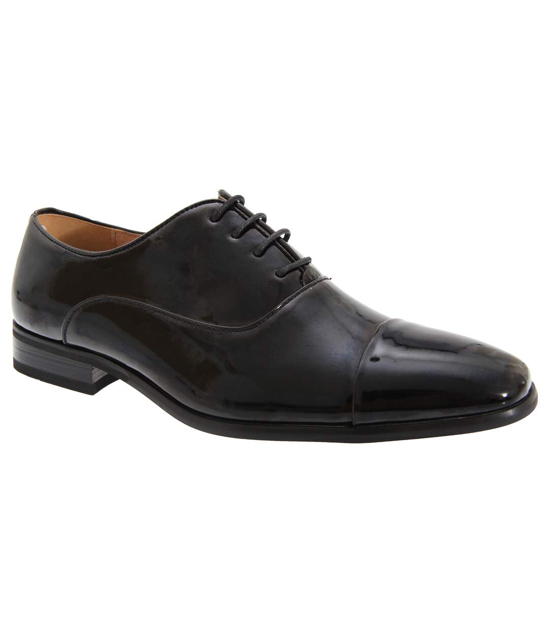 Chaussures de ville vernies homme noir Goor