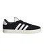Womens/ladies Vl Court 3.0 Leather Flat Trainers Black White Adidas-1