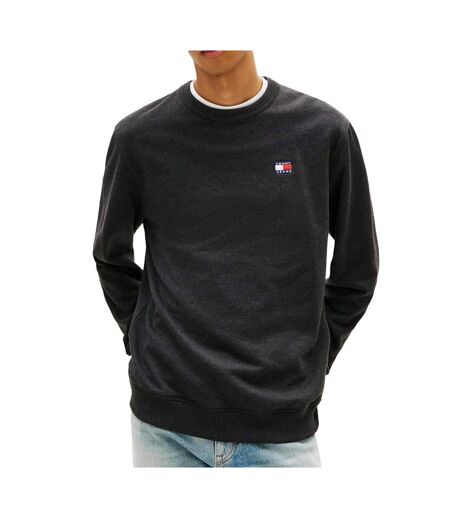 Sweat noir homme tommy hilfiger badges