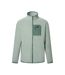 Veste Polaire À Col Montant Motif/style Détail Contrasté Frankie Homme Vert Pâle Vert Gris Foncé Regatta-2