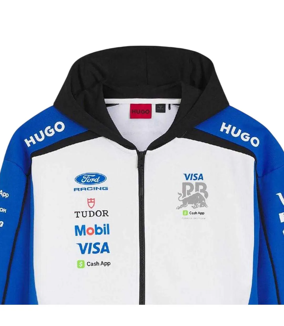 Veste À Capuche Visa Cash App Racing Bulls F1 Homme Bleu Moyen Hugo-3