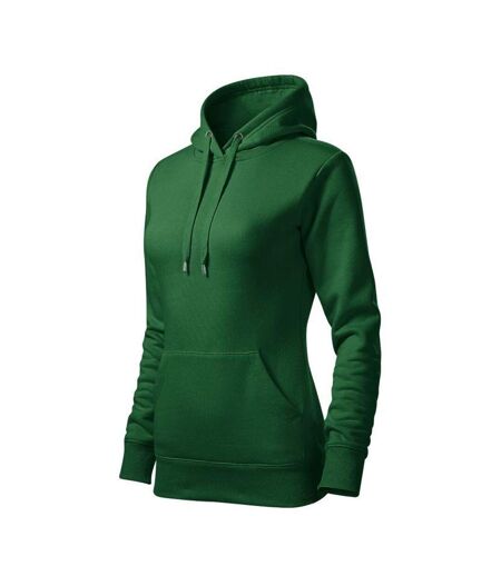 Sweat À Capuche Cape Free Femme Vert Bouteille Malfini