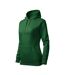 Sweat À Capuche Cape Free Femme Vert Bouteille Malfini-3
