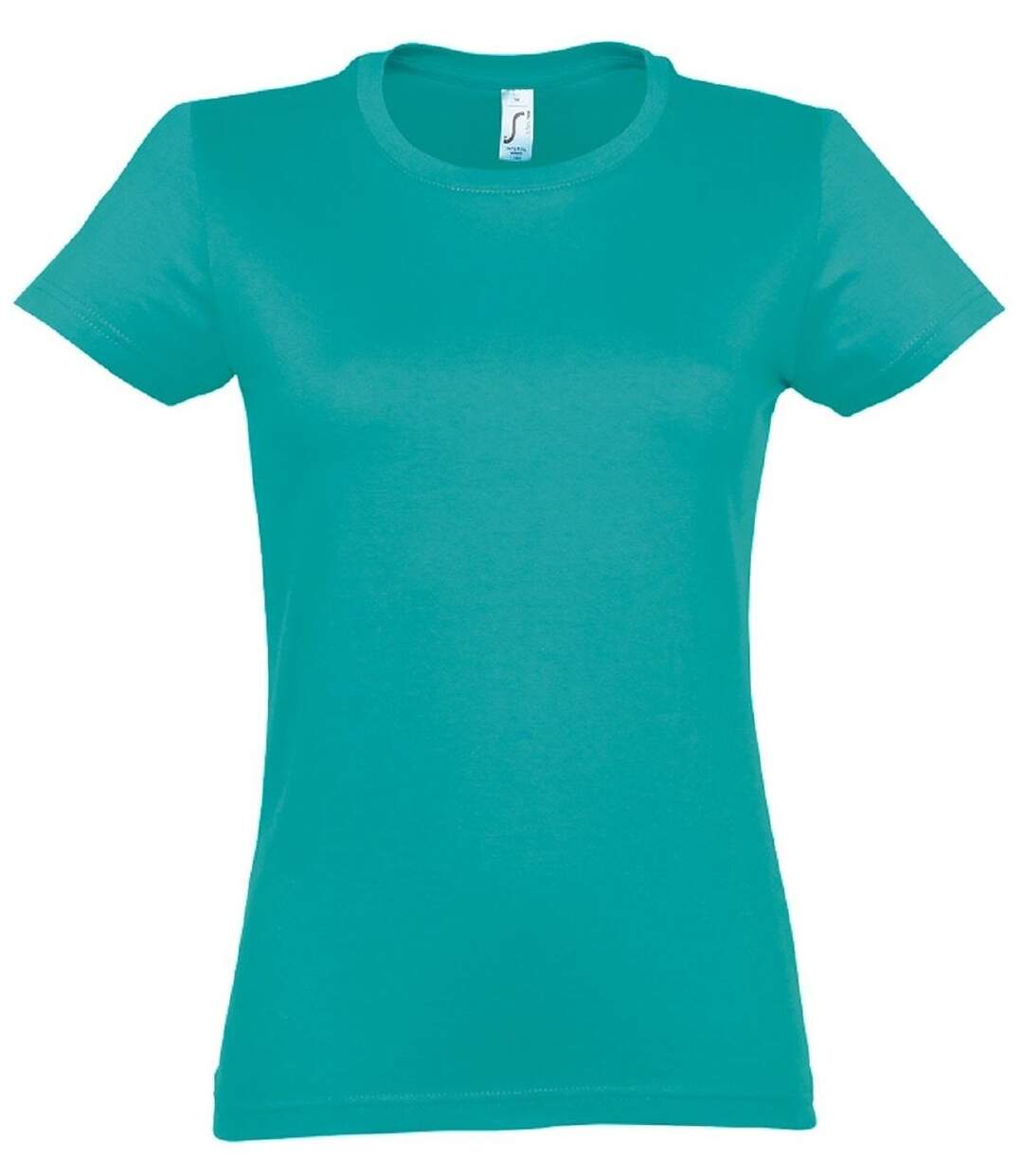 T-shirt manches courtes - Femme - 11502 - bleu caraïbes-1