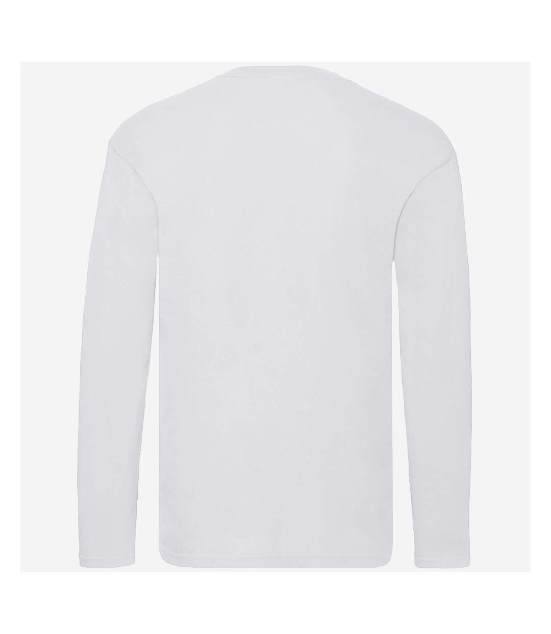 T-shirt manches longues original homme blanc Fruit of the Loom