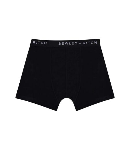 Boxers Domoch Homme Gris Blanc Noir Bewley & Ritch