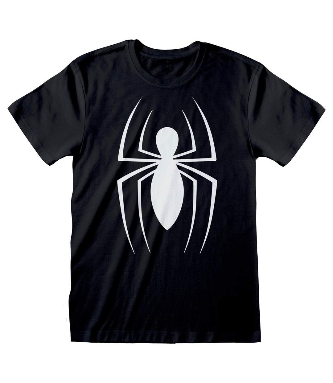 T-shirt Motif/style Classique Adulte Noir Spider-Man-1