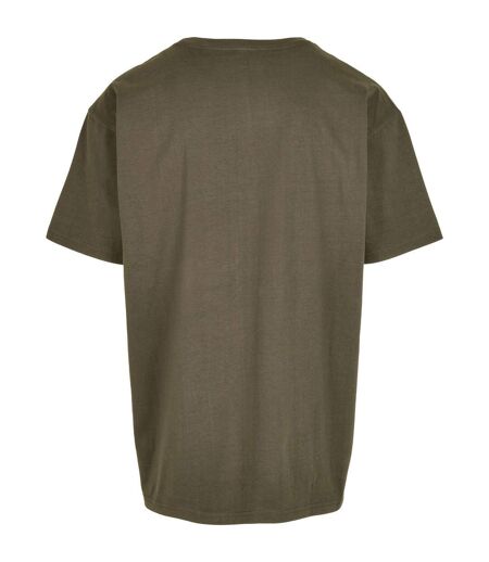 Unisex adults heavy oversized tee olive Build Your Brand