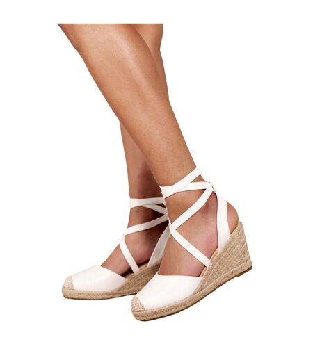 Espadrilles juniper femme blanc Where´s That From