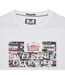 T-shirt Motif/style Imprimé Graphique Homme Blanc Weekend Offender-4