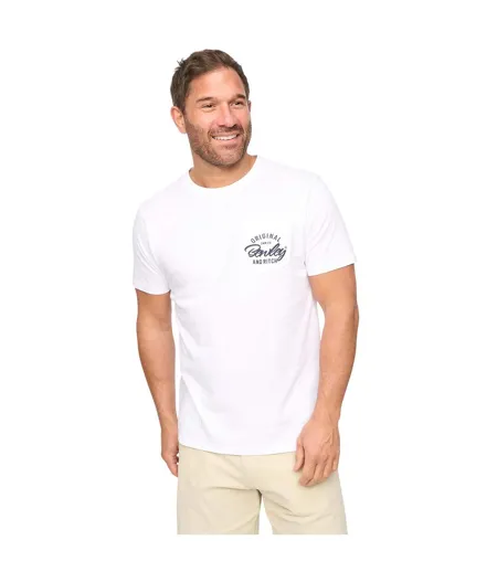 Mens Milestan T-shirt White Bewley & Ritch