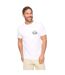 Mens Milestan T-shirt White Bewley & Ritch-3