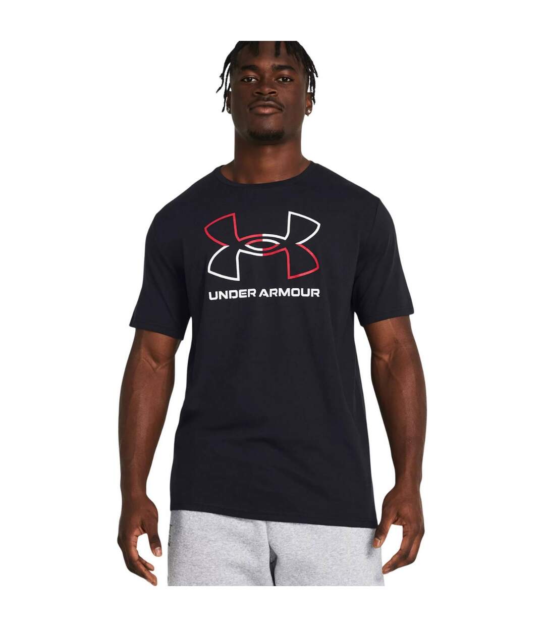 T-shirt Homme Noir Under Armour-1