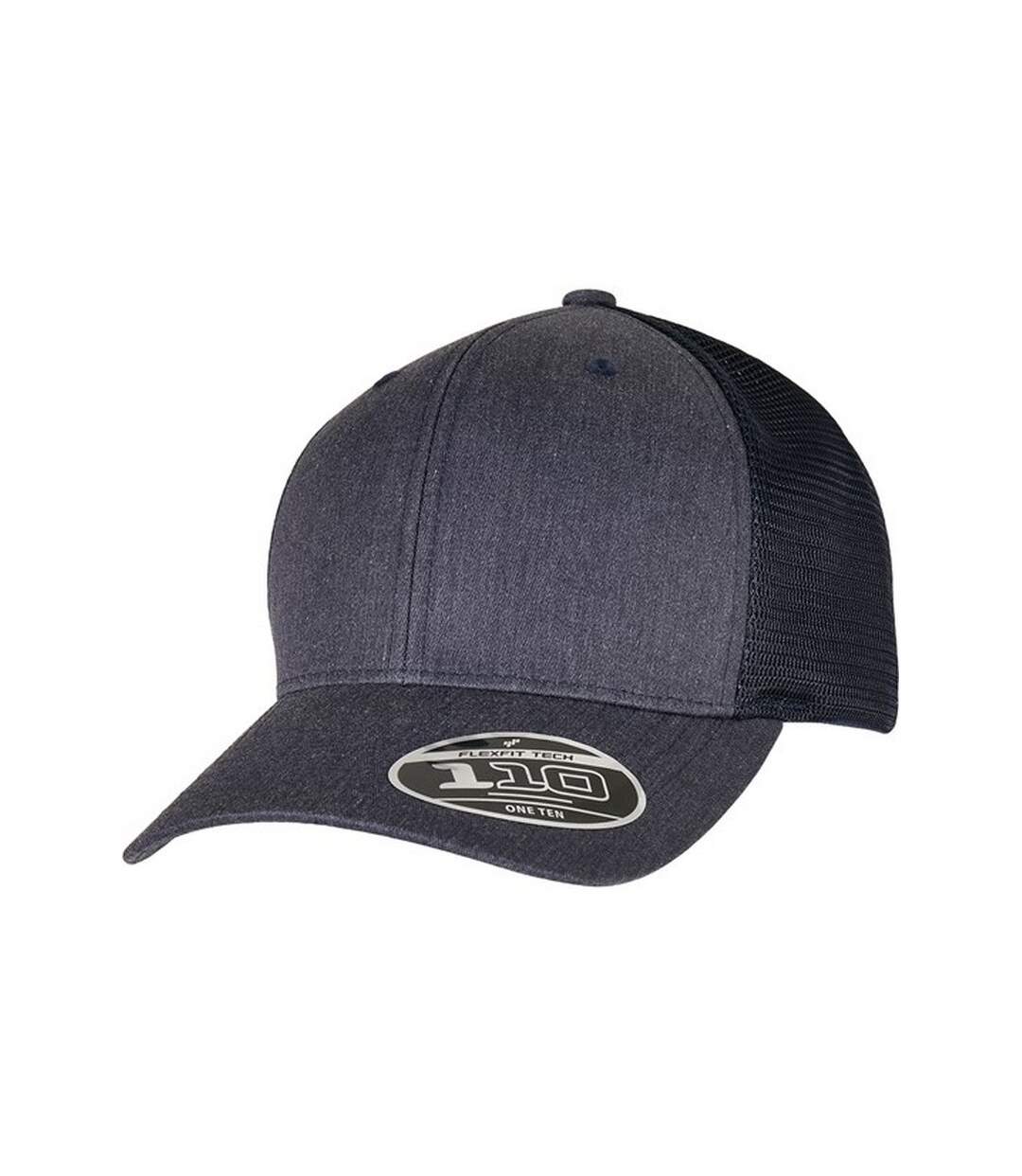 Casquette trucker adulte gris / bleu marine Flexfit-1