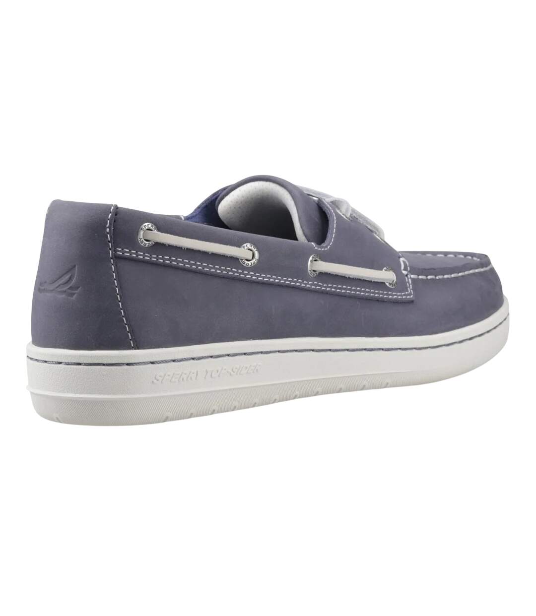 Mens Strake Leather 2 Eyelet Boat Shoes Navy Sperry-2