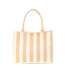 Sac de plage taupe/blanc gérard pasquier amour-2