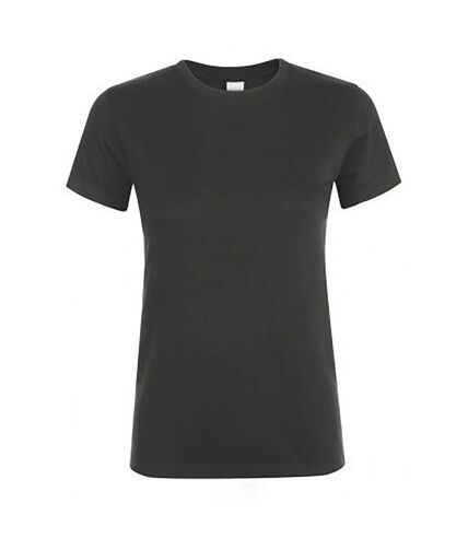 SOLS Womens/Ladies Regent Short Sleeve T-Shirt (Dark Gray)