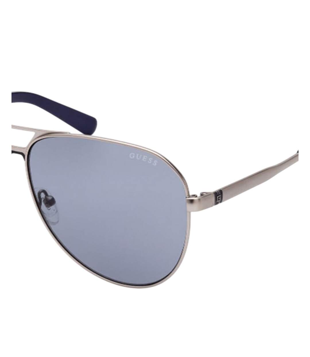 Lunettes De Soleil Motif/style Mat Homme Taille Unique Bleu Anthracite Guess-4