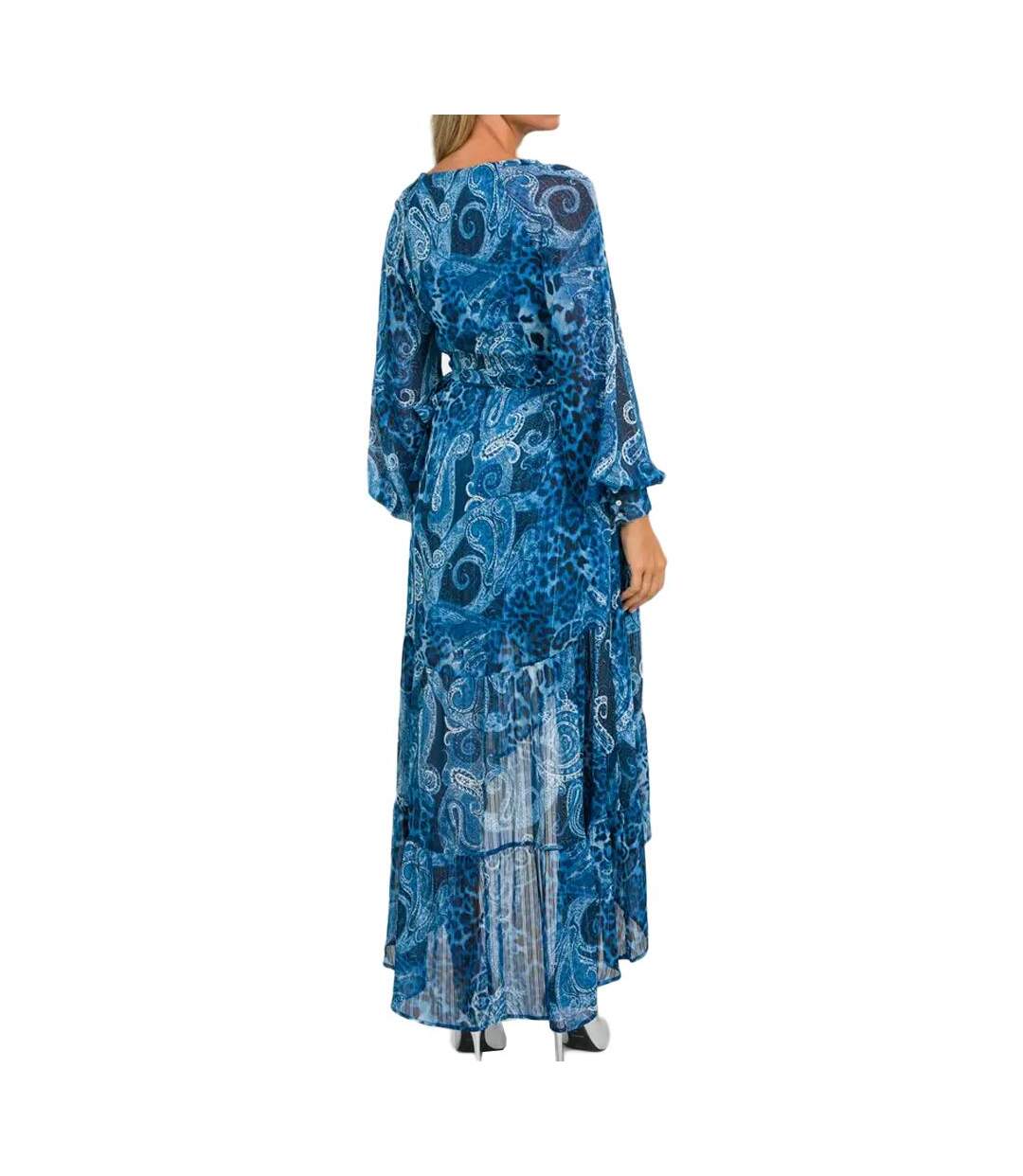 Robe Bleu à Motifs Femme Guess Nuovo Bahia - L-2