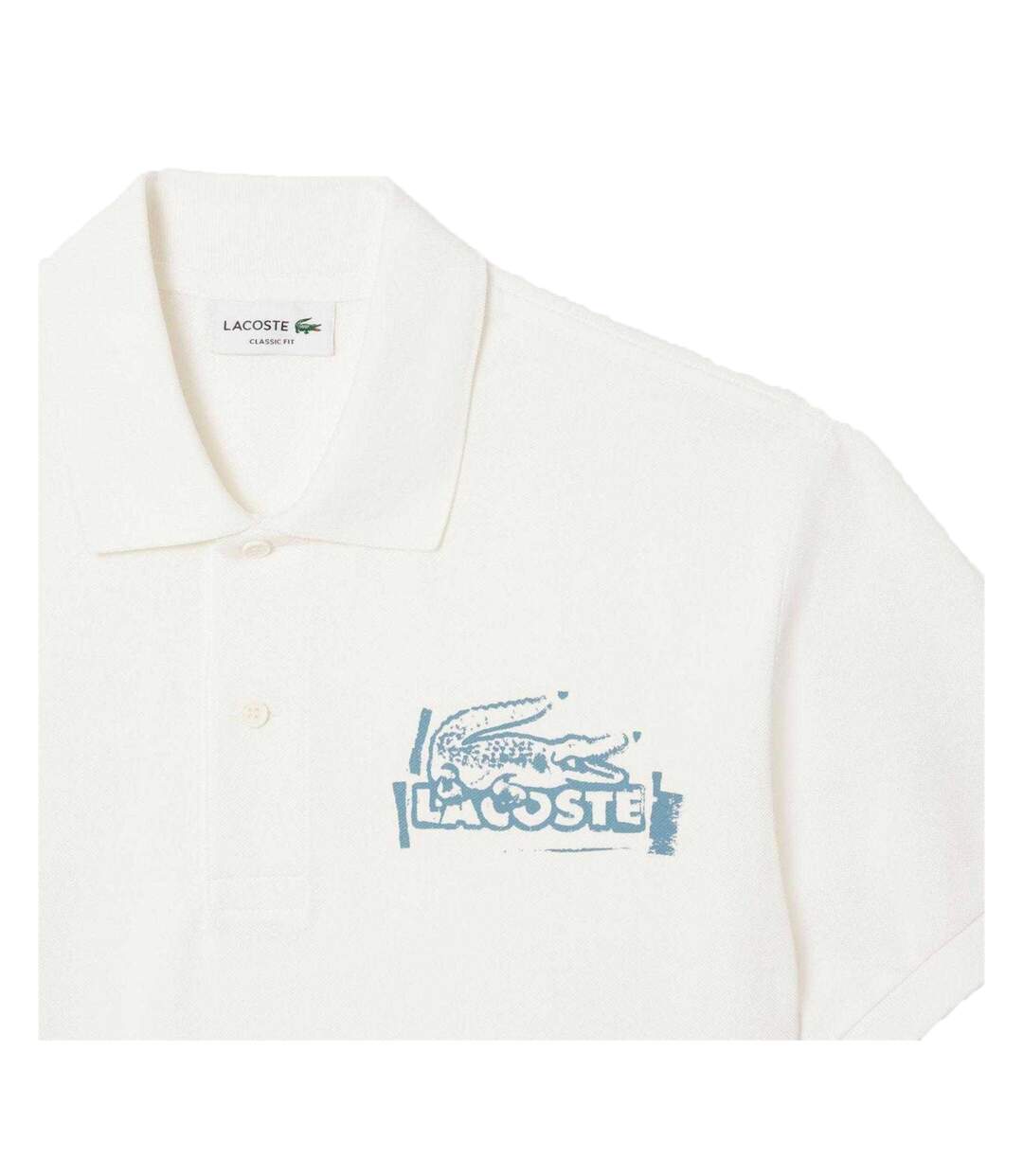 Polo Manches Courtes L.12.12 Homme Crème Lacoste-2