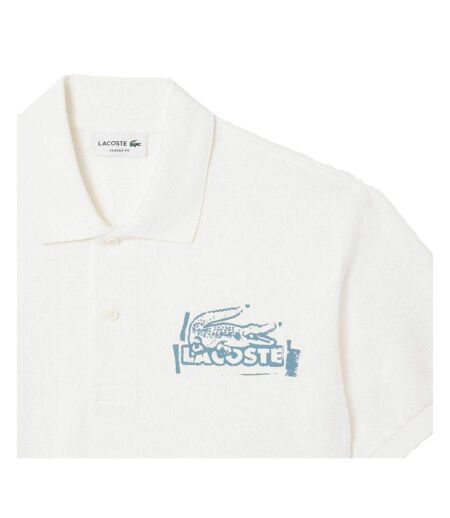 Polo Manches Courtes L.12.12 Homme Crème Lacoste