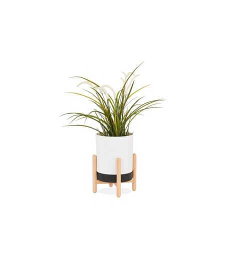 Cache-Pot Design Jonea 33cm Blanc & Noir