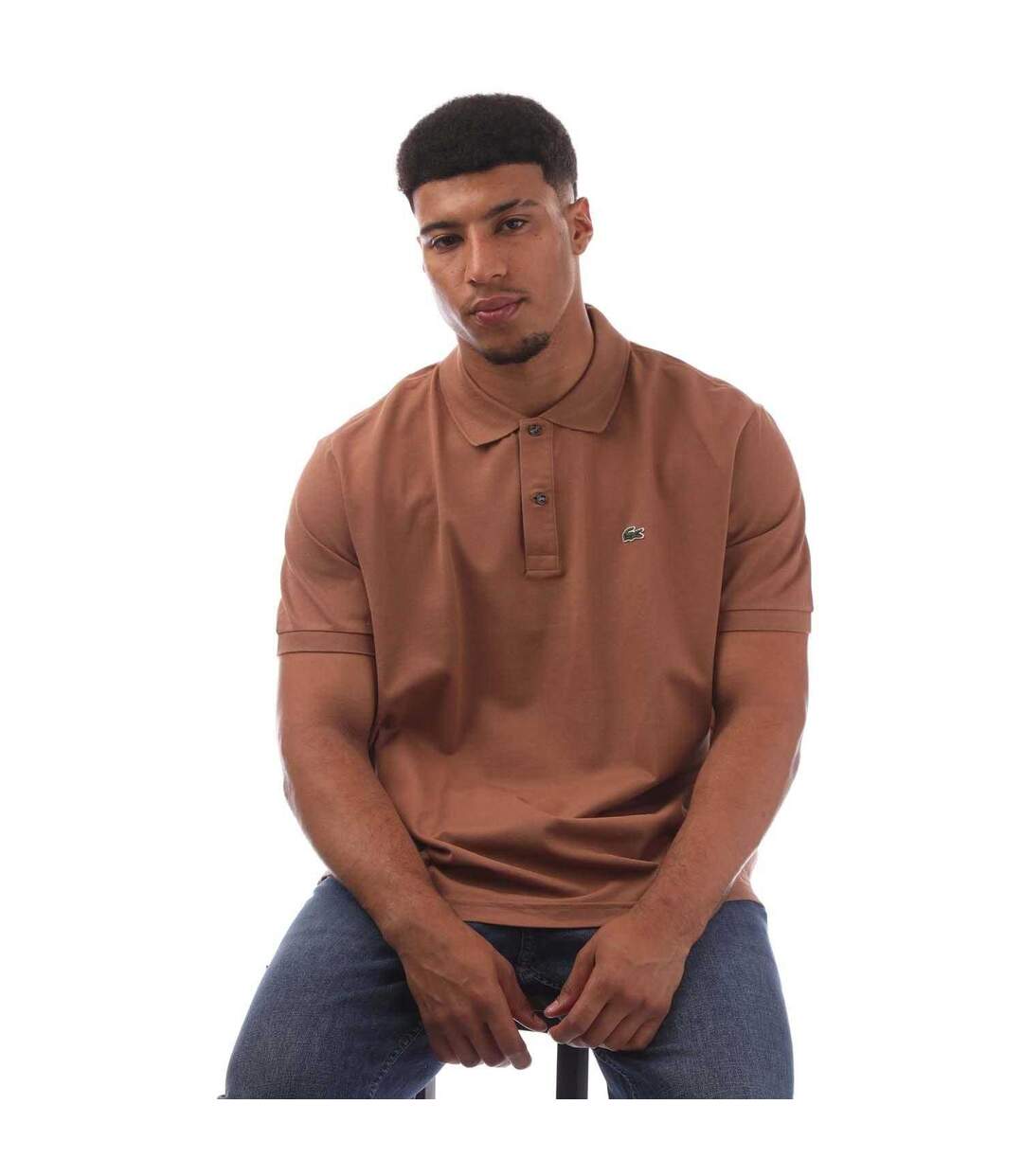 Polo L.12.12 Adulte Marron Lacoste-1