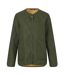 Womens/ladies Maia Quilted Padded Jacket Dark Khaki Wood Brown Regatta-2
