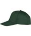 Casquette de baseball buzz unisexe vert forêt SOLS