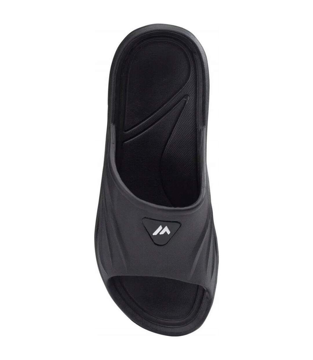 Claquettes Awerten Homme Noir Blanc Martes-4