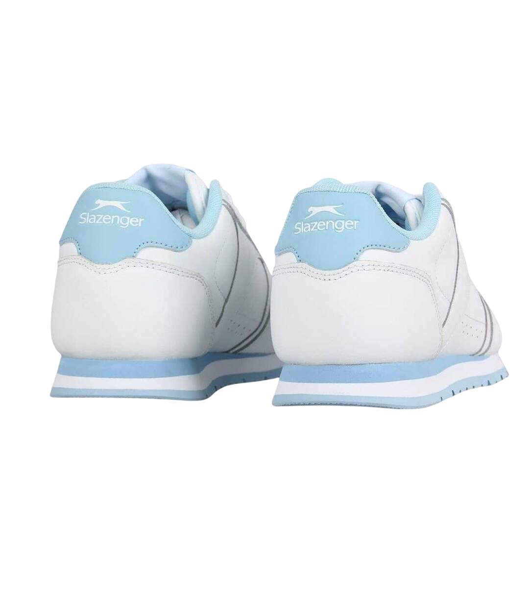Baskets Femme Blanc Bleu Poudré Slazenger-2