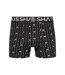 Pack of 3  Mens gridline boxer shorts  grey marl Crosshatch-2