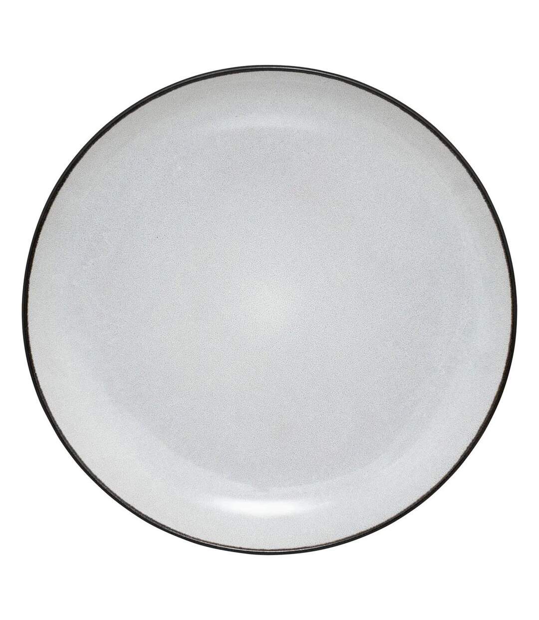 Lot de 6 Assiettes Plates Diane 27cm Beige-1
