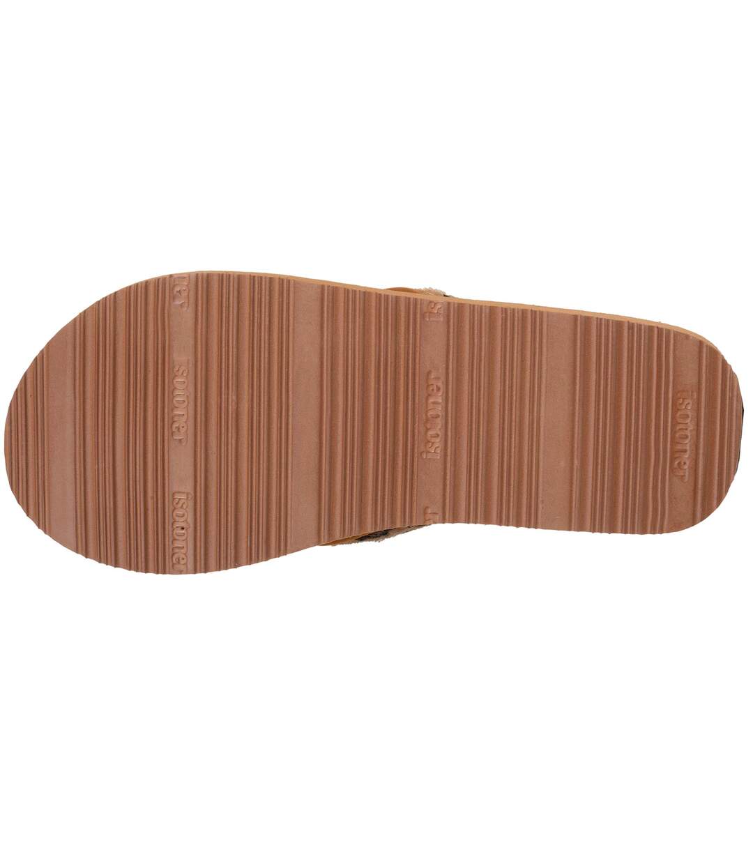 Isotoner Tongs femme sandales plage d'été, semelles eva légères et confortable, yoga jungle léopard-5