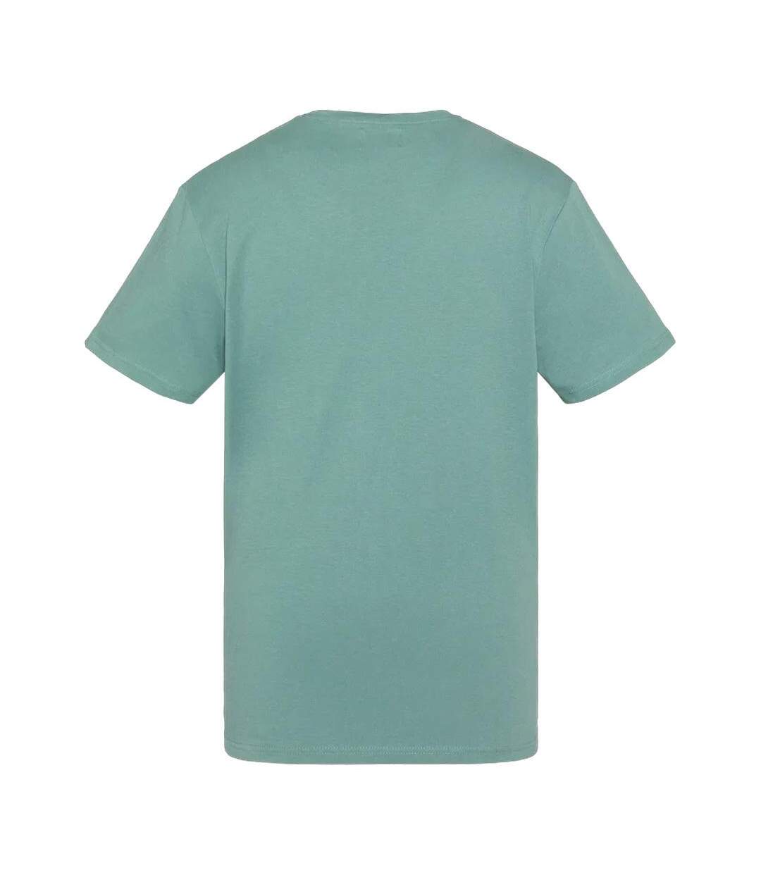 T-shirt vert homme schott embe-2