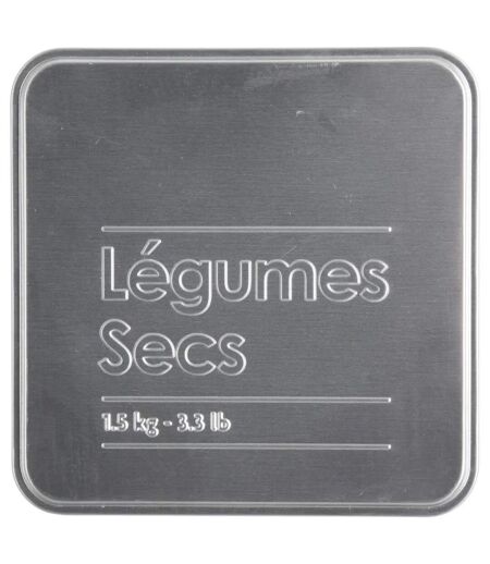Boîte à Légumes Secs Relief II 18cm Noir