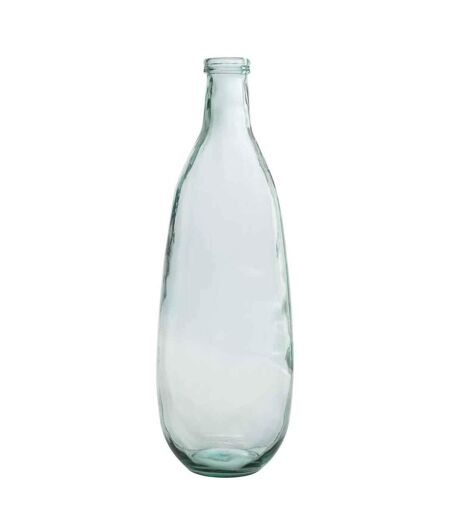 Vase Design en Verre Bouteille 75cm Transparent