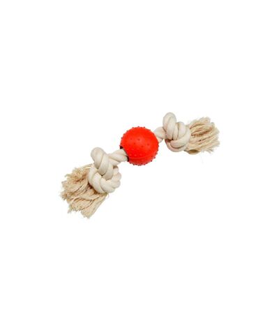 Jouet pour Chien Corde & Balle 25cm Naturel