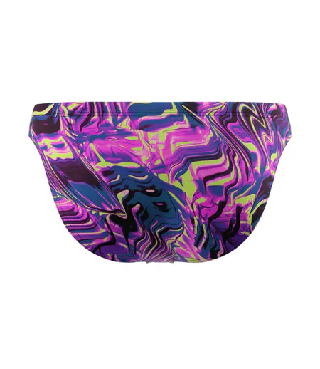 Mens Techno Jungle Abstract Floral Endurance+ Briefs Dark Pink Green Speedo