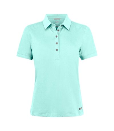 Womens/ladies Advantage Polo Shirt Light Turquoise Cutter & Buck
