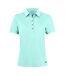 Womens/ladies Advantage Polo Shirt Light Turquoise Cutter & Buck-1