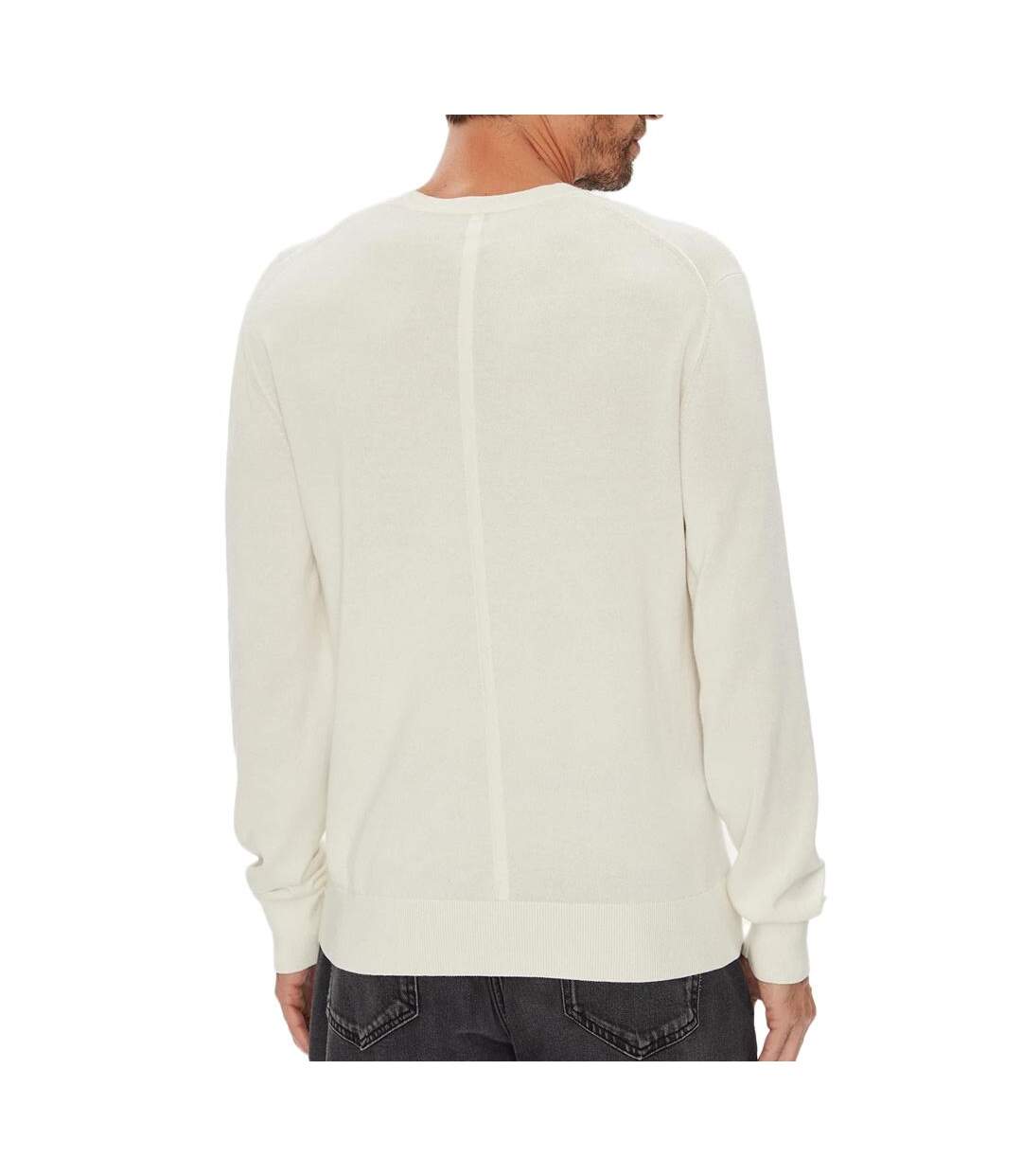 Pull blanc homme calvin klein jeans ls supima-2