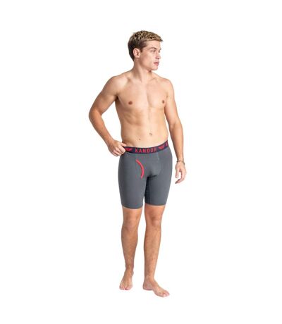 Pack Of 3  Mens Trunken Boxer Shorts  Red Kandor