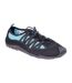 Womens/ladies Gimani Water Shoes Black Blue Aquawave-1