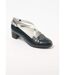 Escarpins brides croisées cuir largeur confort-1