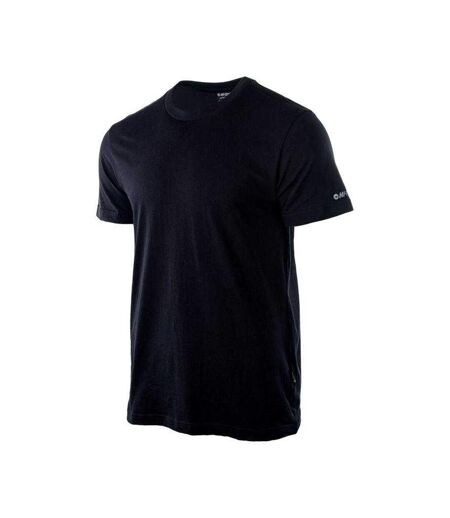 T-shirt Motif/style Uni Homme Noir Hi-Tec